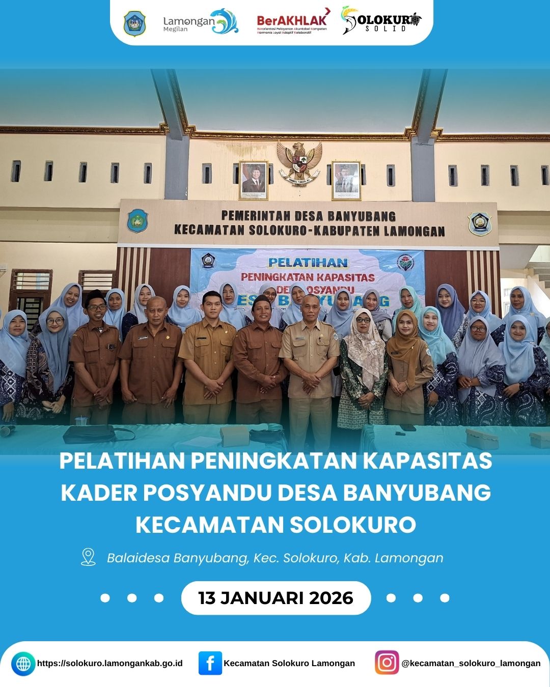 Foto: PELATIHAN PENINGKATAN KAPASITAS KADER POSYANDU DESA BANYUBANG