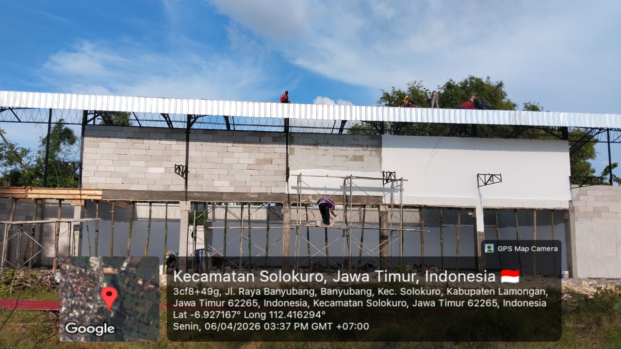 Foto: PROGRES PEMBANGUNAN KDMP DESA BANYUBANG SENIN 06 APRIL 2026