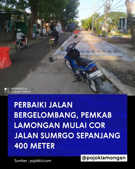 Foto: PERBAIKAN JALAN SUMERGO SEPANJANG 400 METER