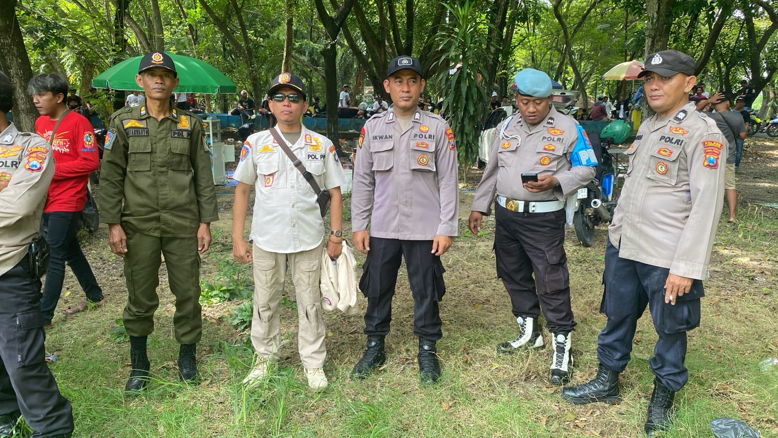 Foto: Pengamanan HUT IKS.PI Kera Sakti ke-46 di Wisata Waduk Gondang