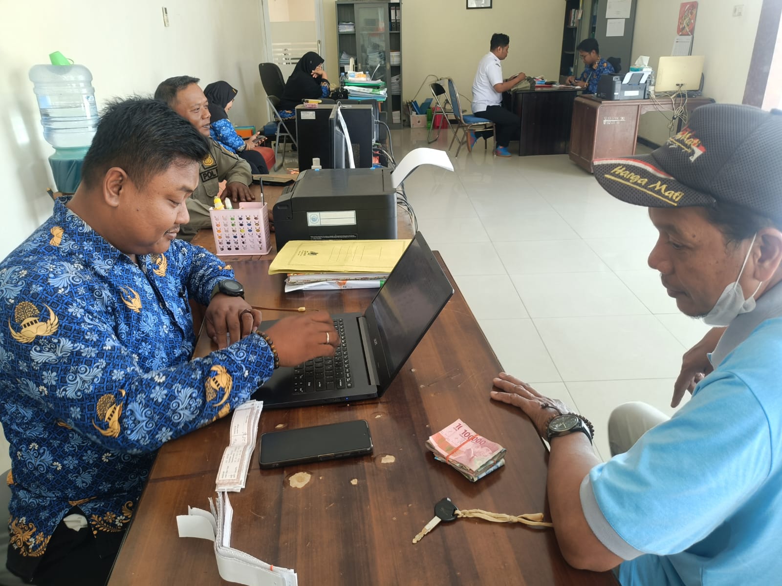 Foto: Penyetoran PBB 2026 Desa Lebakadi