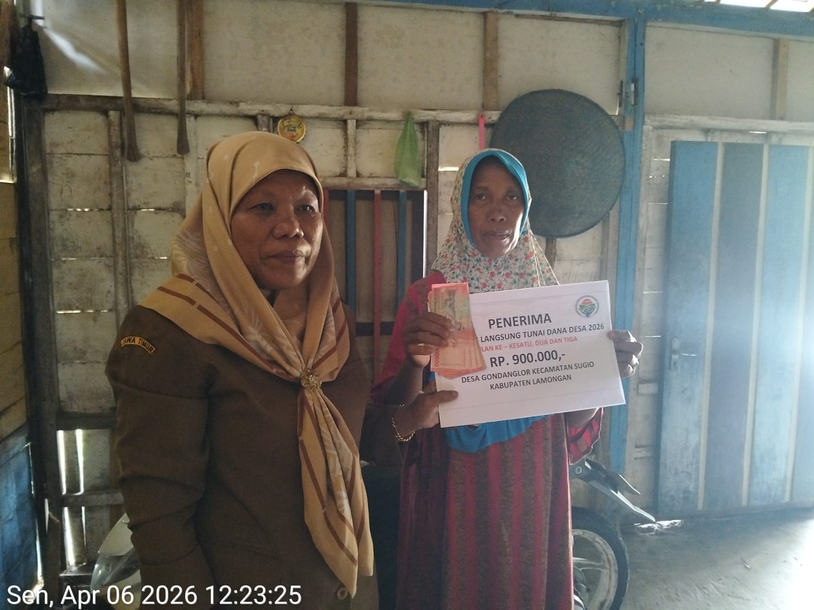 Foto: Penyaluran BLT-Dana Desa Tribulan I Tahun 2026 Desa Gondanglor