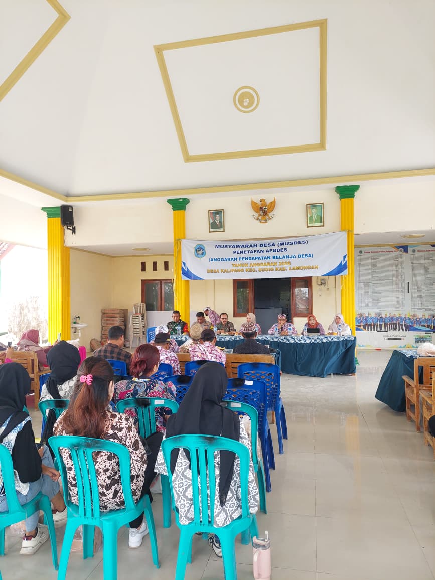 Foto: Musyawarah Desa Kalipang