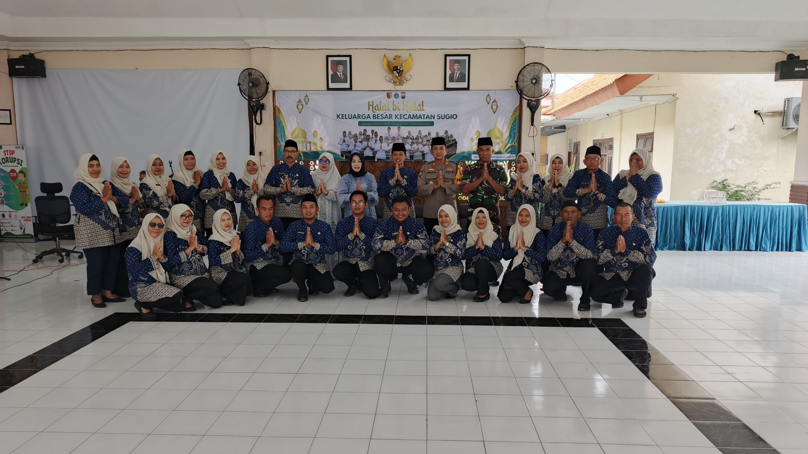 Foto: Halal Bi Halal Keluarga Besar Kecamatan Sugio