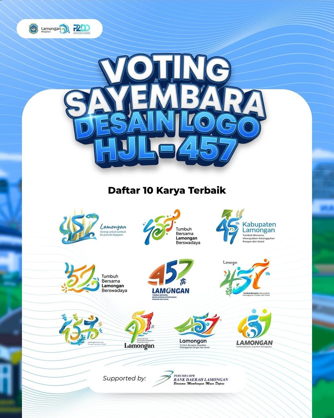 Foto: Voting Sayembara Desain Logo HJL-457