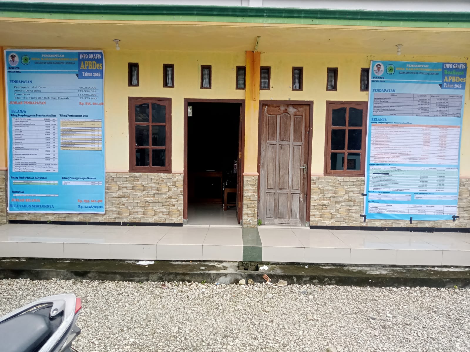 Foto: Publikasi APBDesa Karangsambigalih