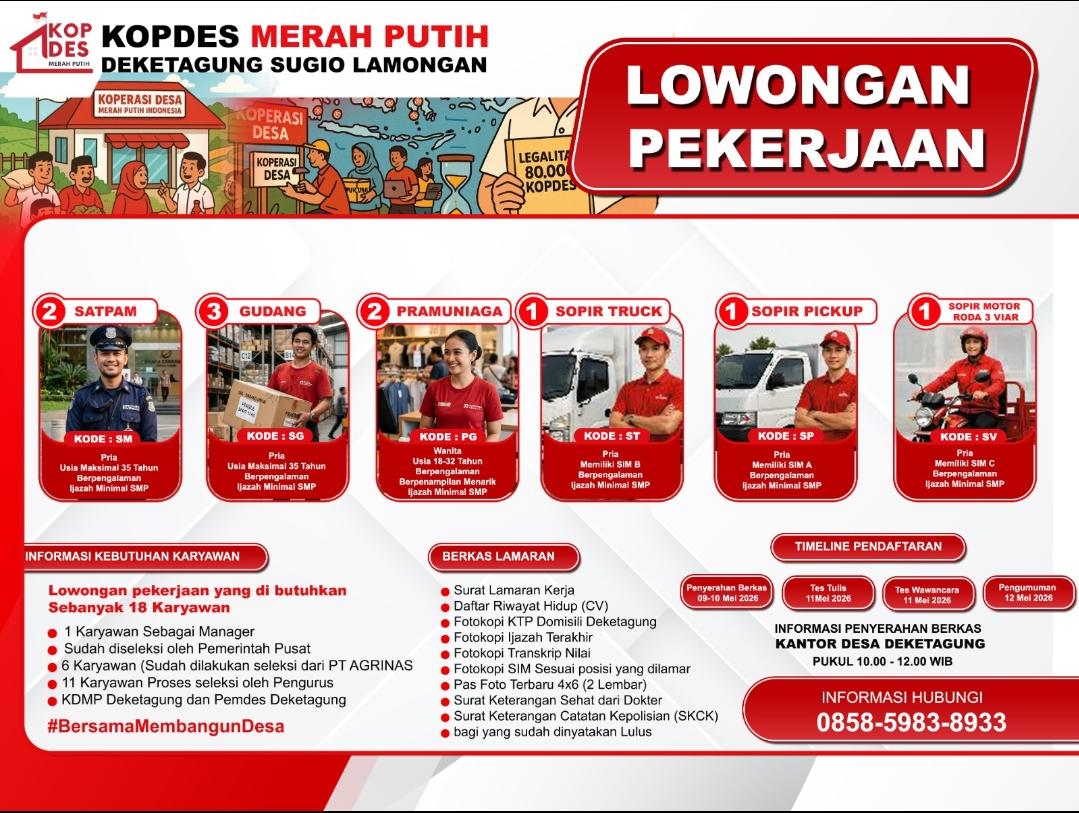 Foto: Ayo Bergabung dengan KDMP Deketagung