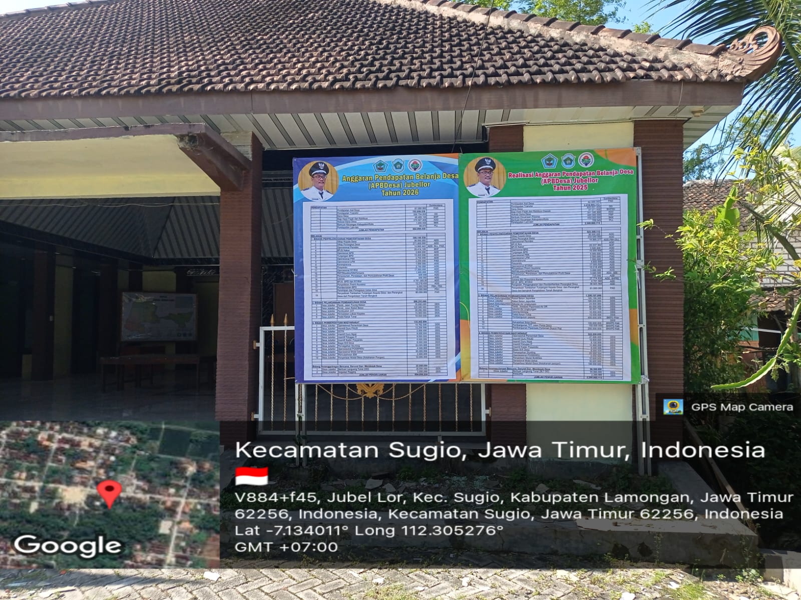 Foto: Publikasi APBDesa Jubellor