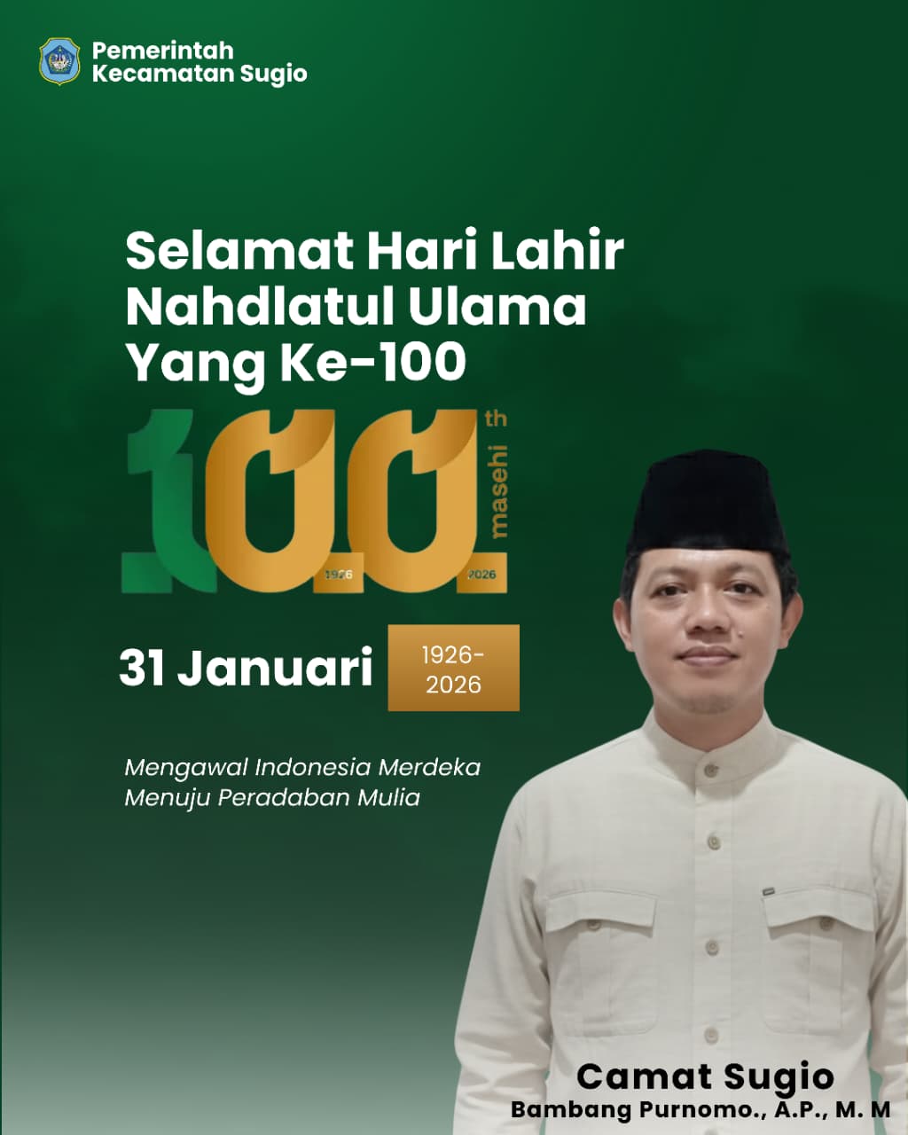 Foto: Selamat memperingati 100 tahun Nahdlatul Ulama'