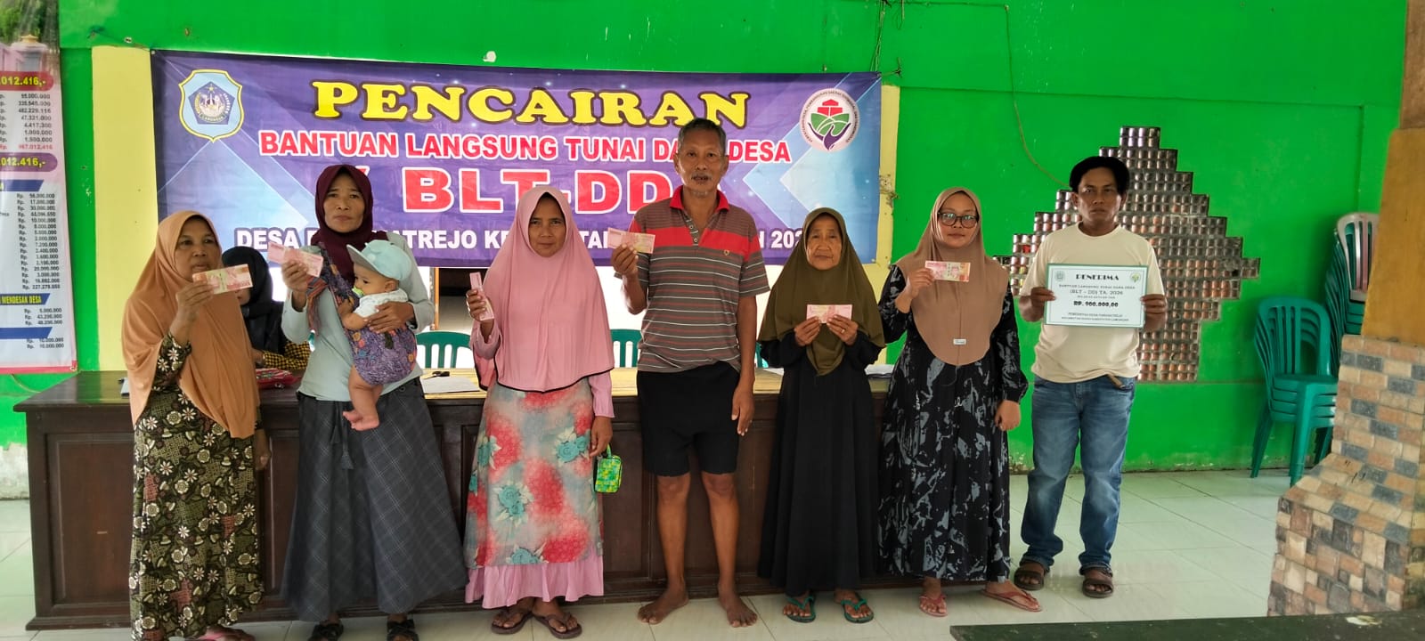 Foto: Penyaluran BLT Dana Desa Tribulan I Desa Pangkatrejo