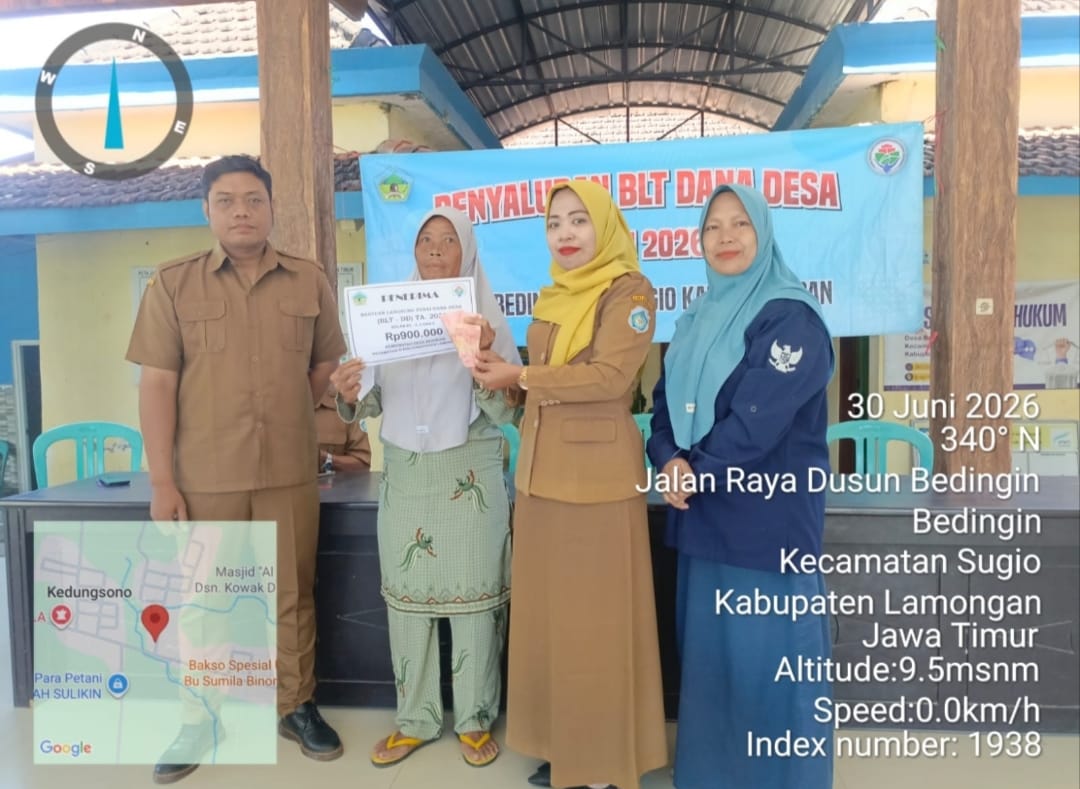 Foto: Penyaluran BLT Dana Desa Tribulan II TA 2026 Desa Bedingin