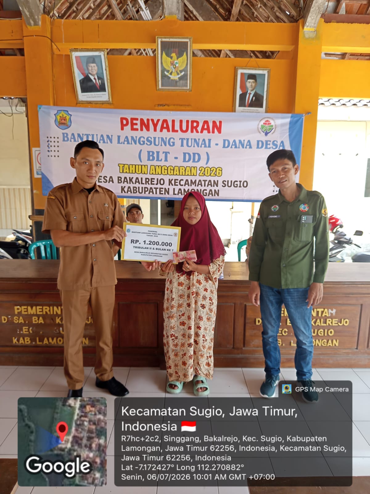 Foto: Penyaluran BLT Dana Desa Tribulan II TA 2026 Desa Bakalrejo