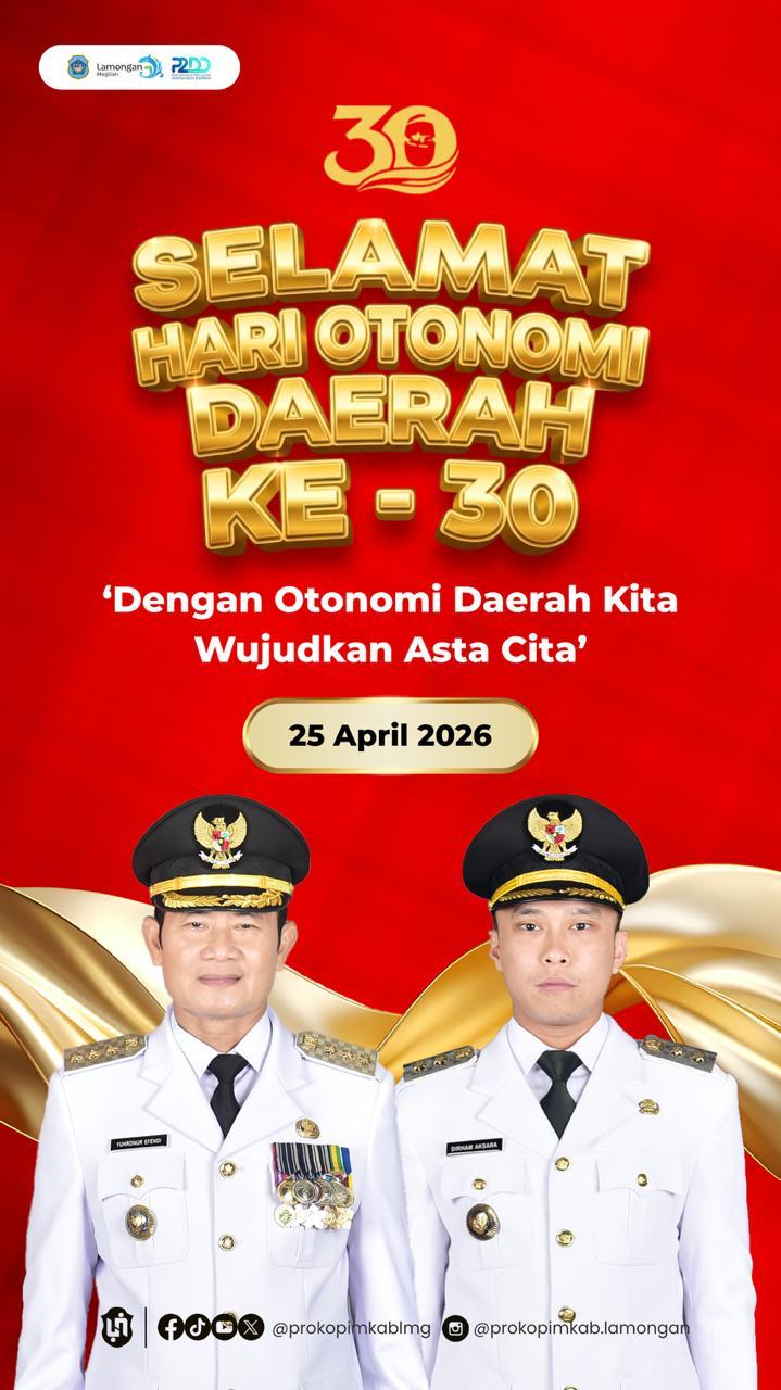 Foto: Selamat Memperingati Hari Otonomi Daerah XXX