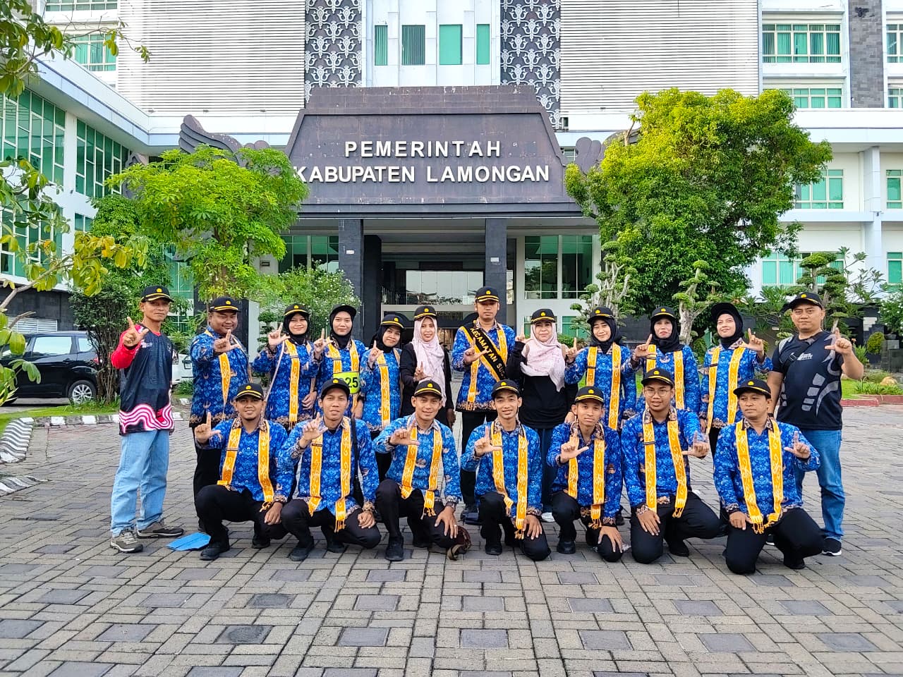 Foto: Lomba Gerak Jalan Memperingati HUT KORPRI ke- 54