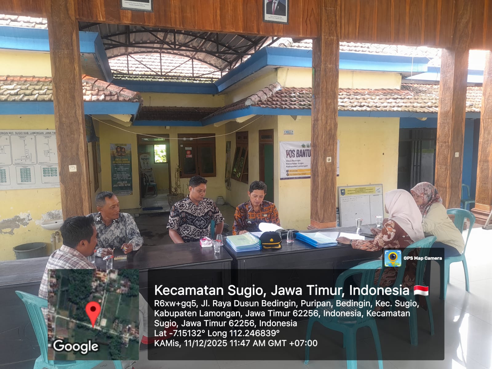 Foto: Monitoring dan Evaluasi Pelaksanaan Dana Desa dan BKKPD Desa Bedingin