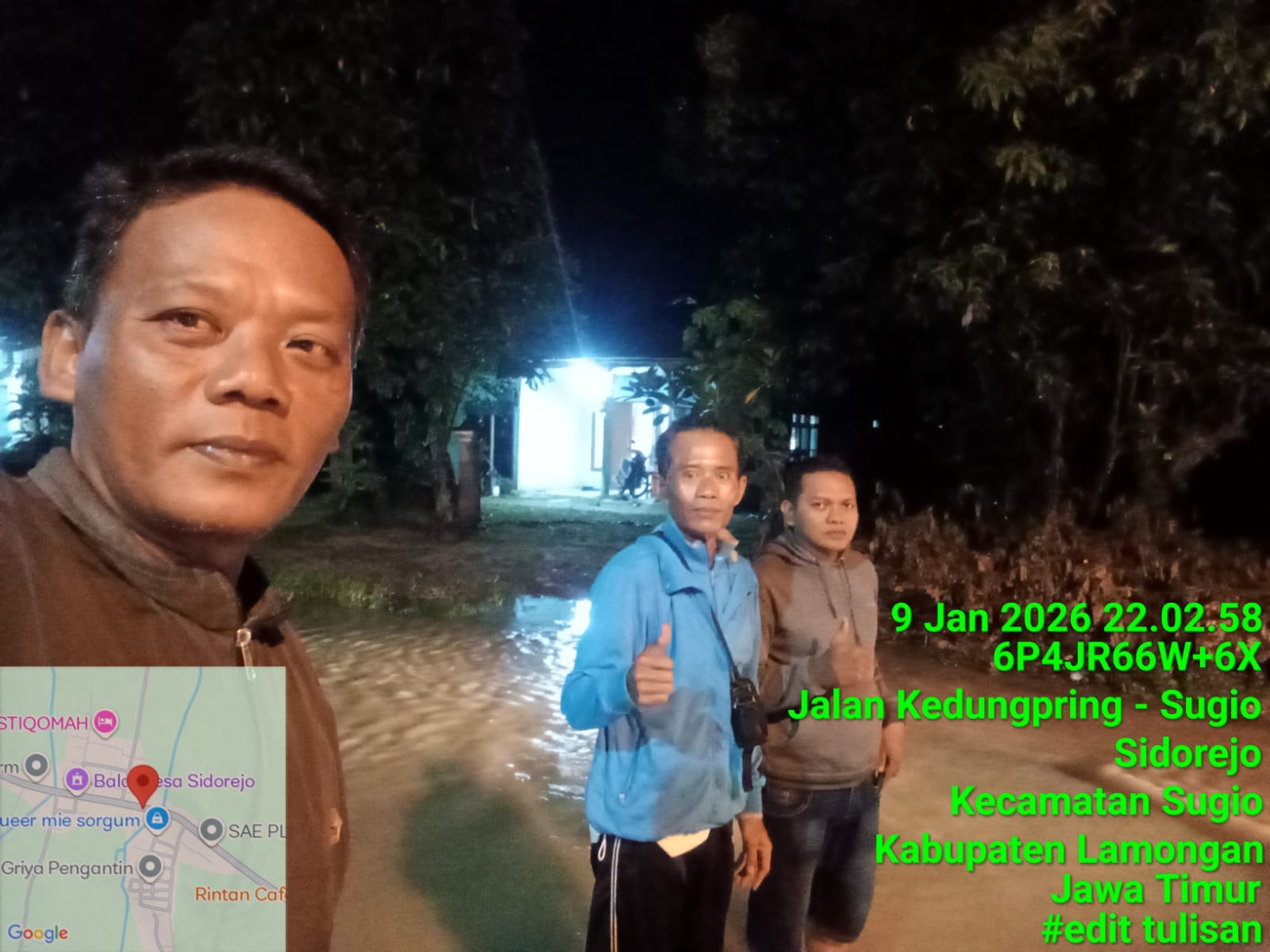 Foto: Monitor Debit Air Pasca Hujan Deras