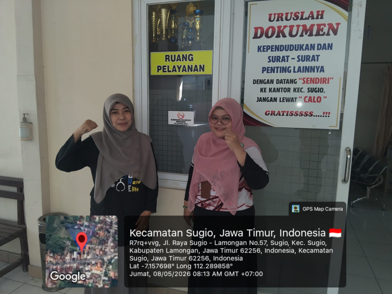 Monitoring Pelaksanaan Kawasan Tanpa Asap Rokok oleh Puskesmas Sugio