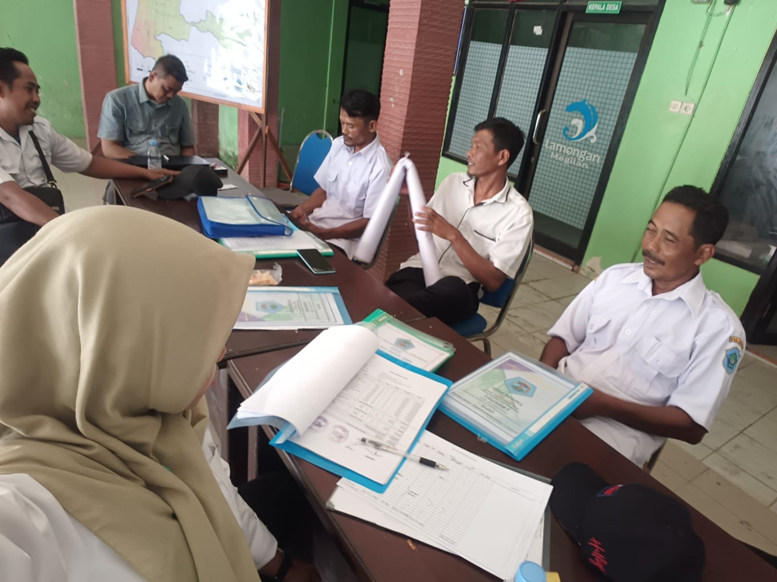 Foto: Monitoring dan Evaluasi Pelaksanaan Dana Desa dan BKKPD Desa Jubellor