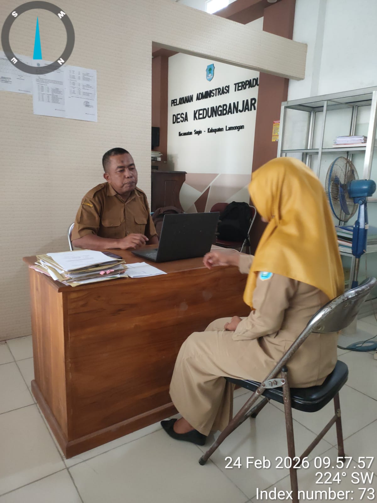 Foto: Monitoring Pembayaran PBB di Desa Kedungbanjar dan Deketagung
