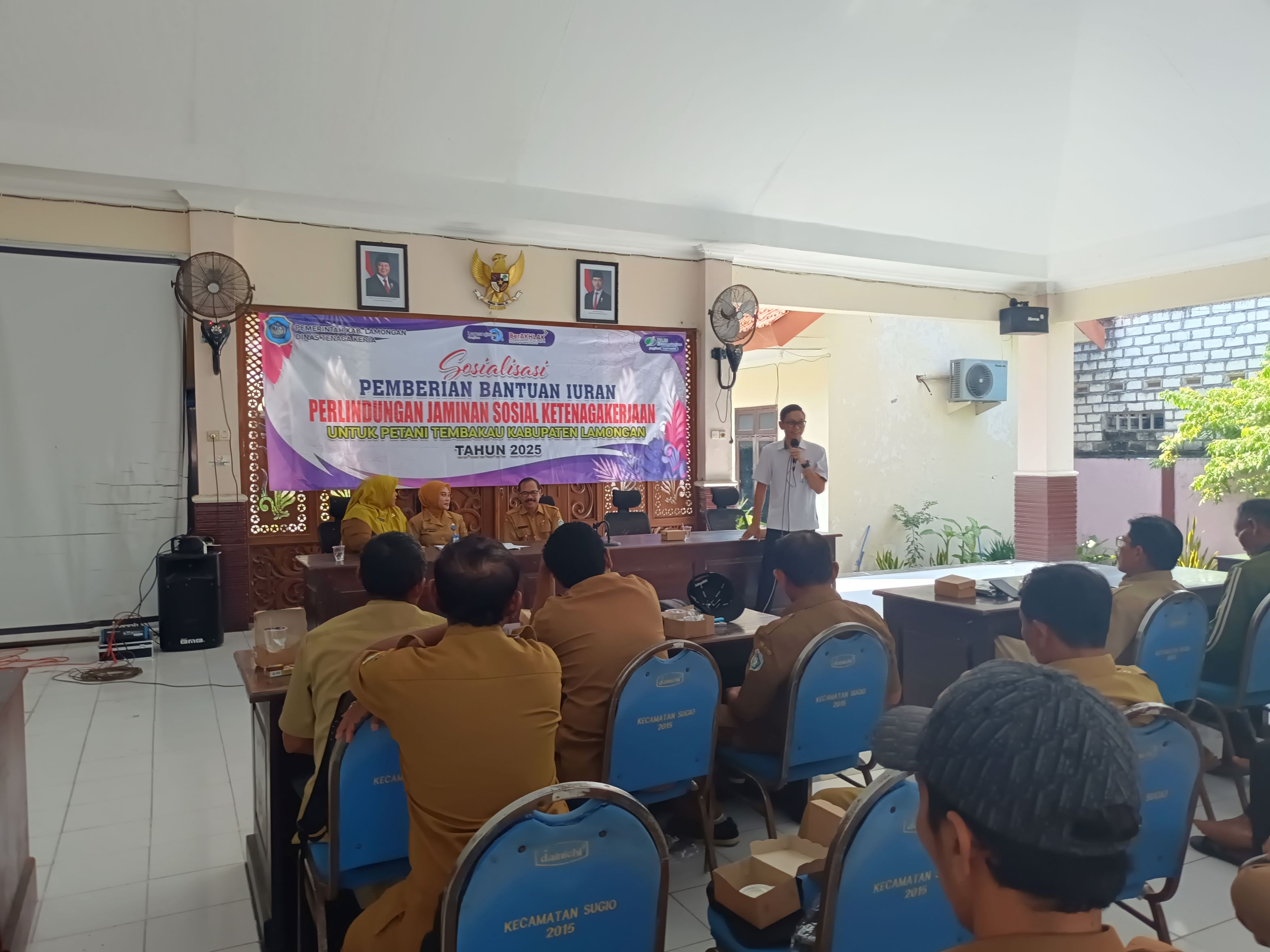 Sosialisasi Pemberian Bantuan Iuran Perlindungan Jaminan Sosial Ketenagakerjaan