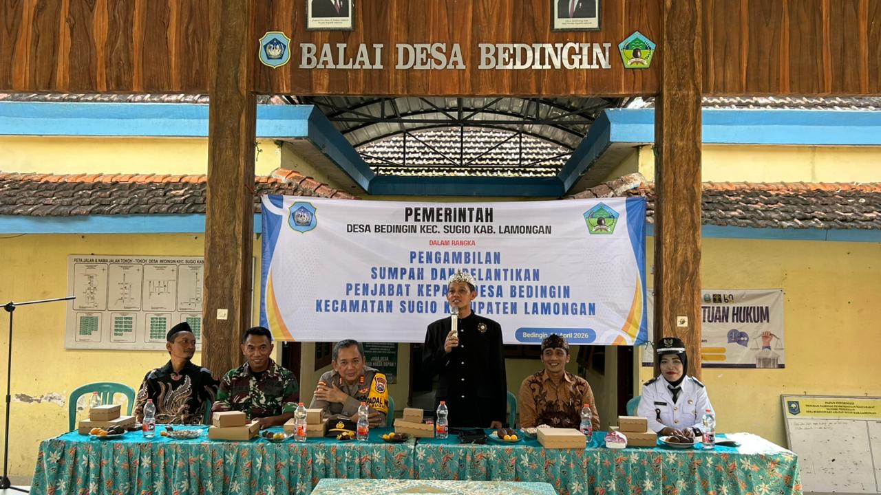 Foto: Pengambilan Sumpah dan Pelantikan Pejabat Kepala Desa Bedingin