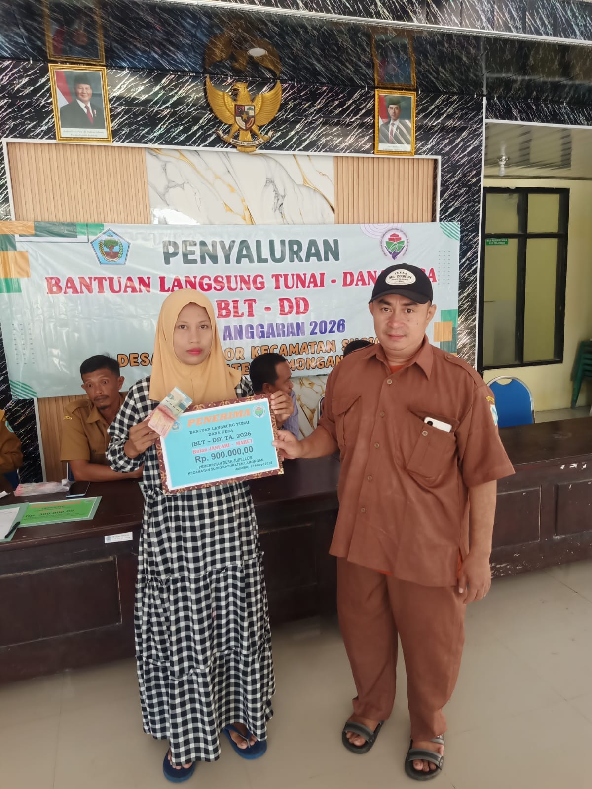 Foto: Penyaluran BLT-DD Tribulan I Desa Jubellor