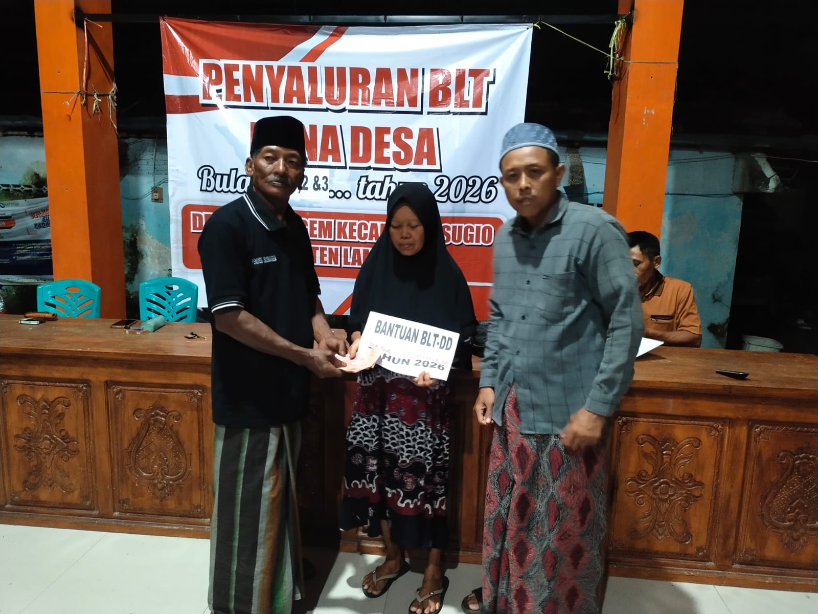 Foto: Penyaluran BLT-DD Tribulan I Desa Sidobogem