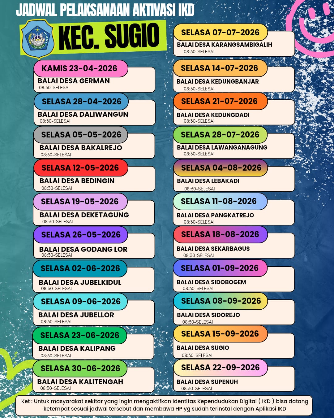 Foto: Roadshow Aktivasi IKD Kecamatan Sugio