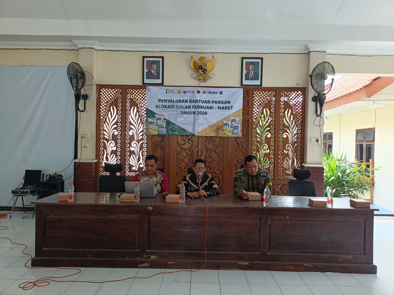 Foto: Sosialisasi Penyaluran Bantuan Pangan Beras Alokasi Februari – Maret 2026