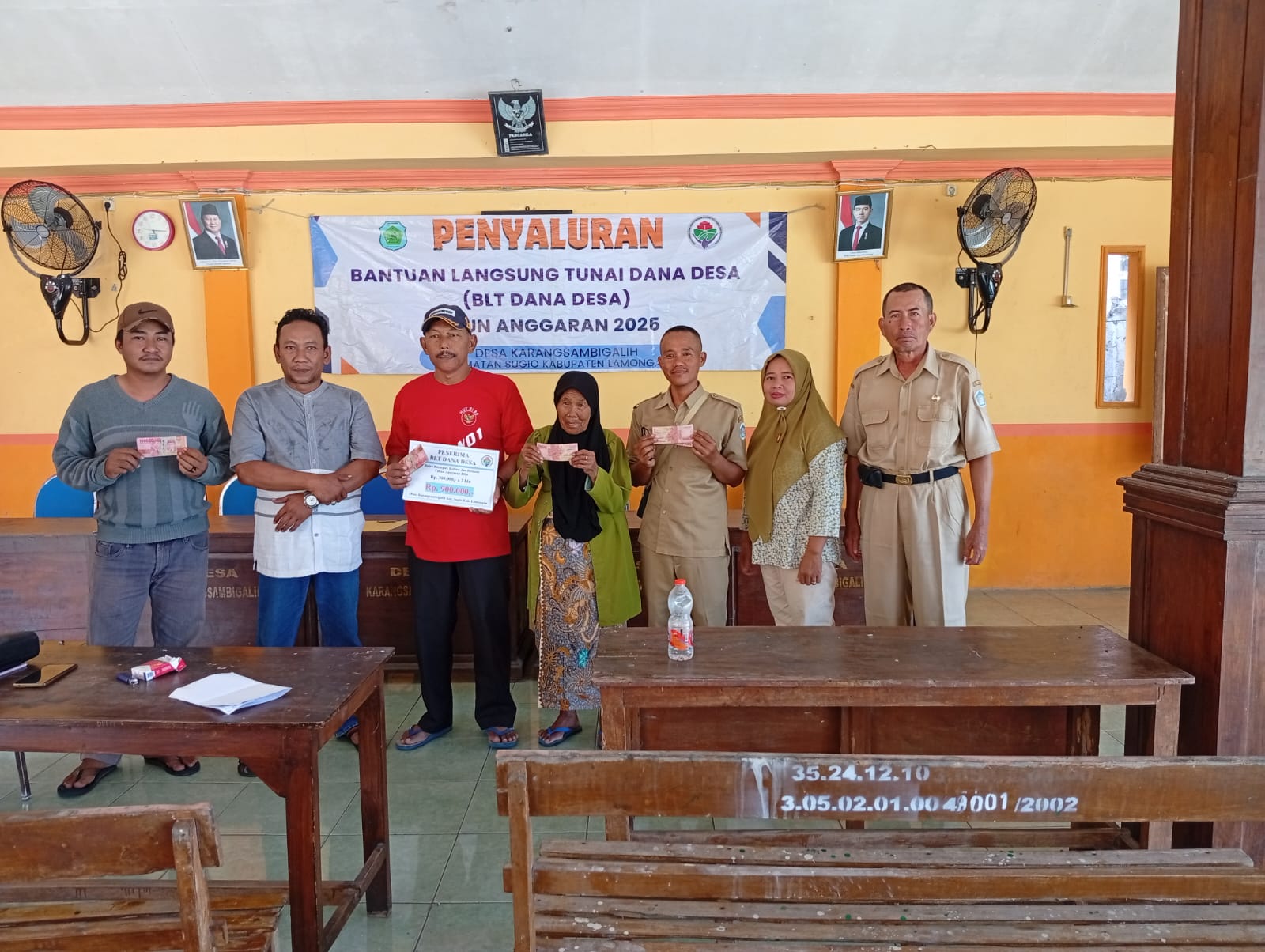 Foto: Penyaluran BLT Dana Desa Tribulan II Desa Karangsambigalih