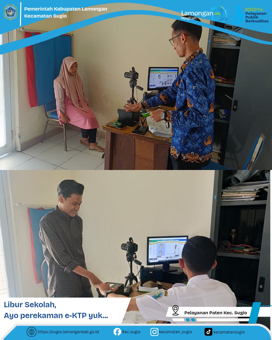 Libur Sekolah, Yo Perekaman e-KTP