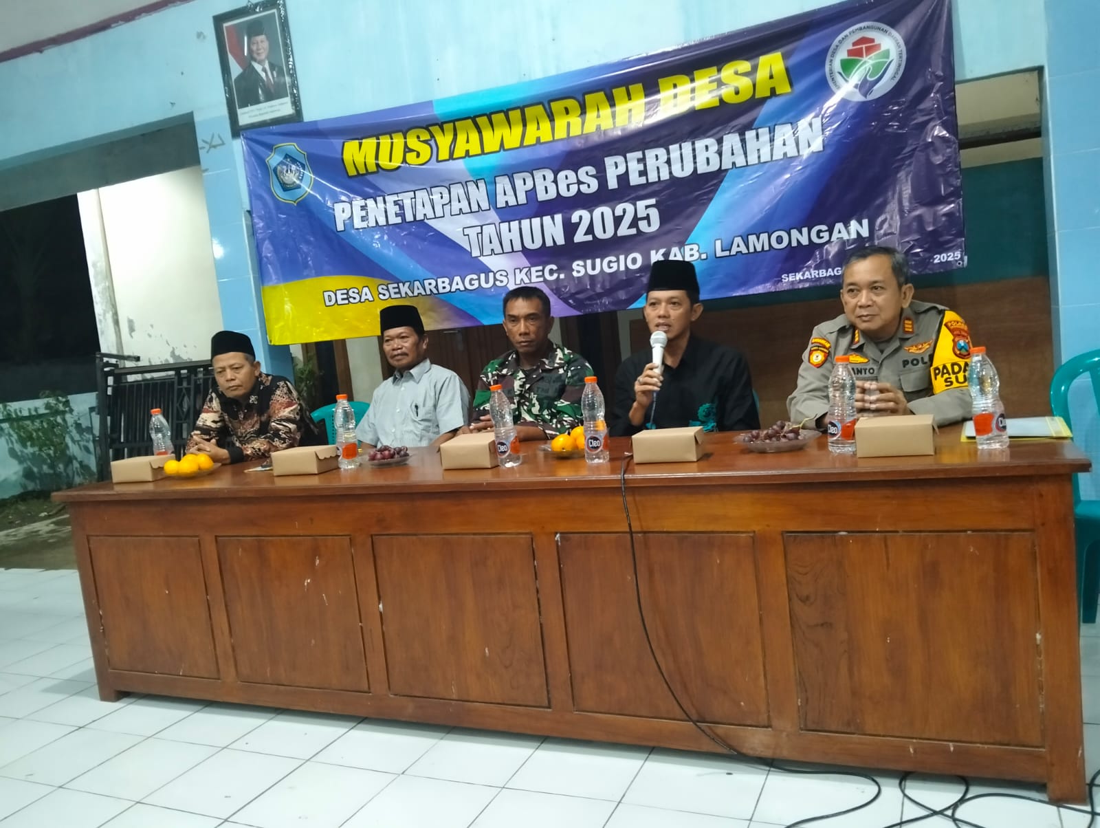 Foto: Musyawarah Desa Penetapan Perubahan APBDes