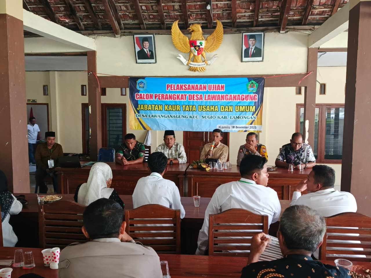 Foto: Pelaksanaan Ujian Ulang Seleksi Perangkat Desa Lawanganagung