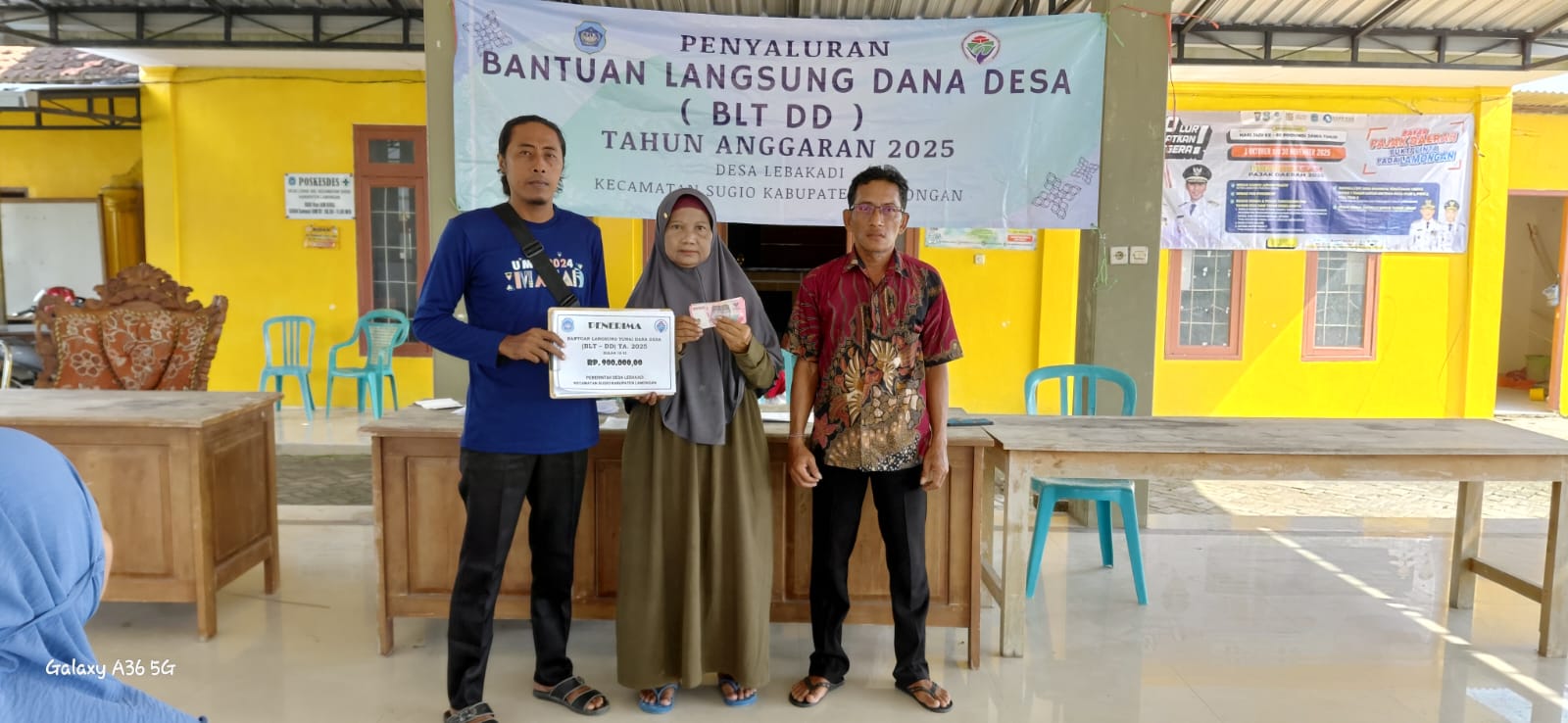 Penyaluran Bantuan Langsung Tunai Dana Desa Tribulan IV Desa Lebakadi