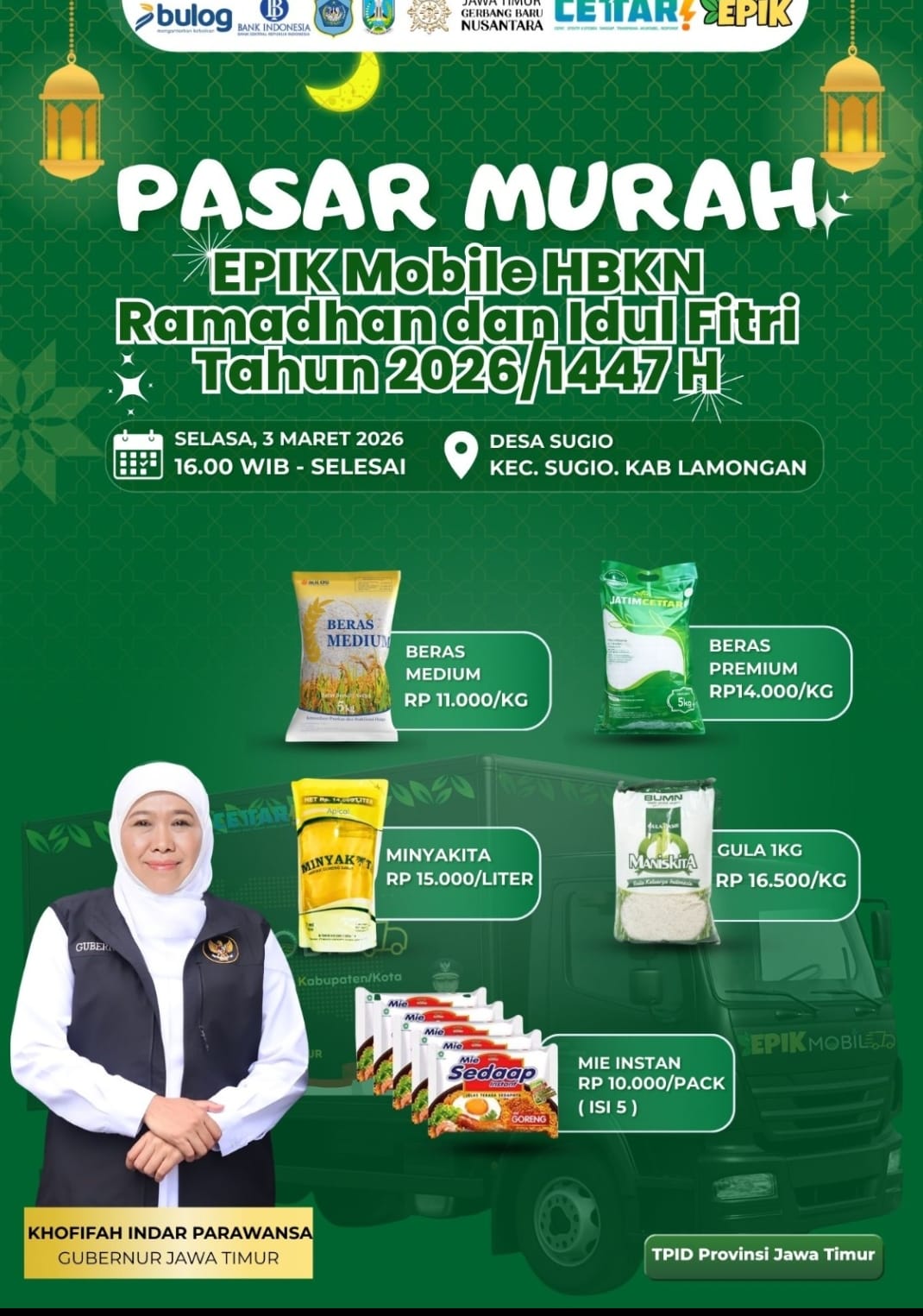 Foto: Gebyar Pasar Murah Ramadhan 1447 H