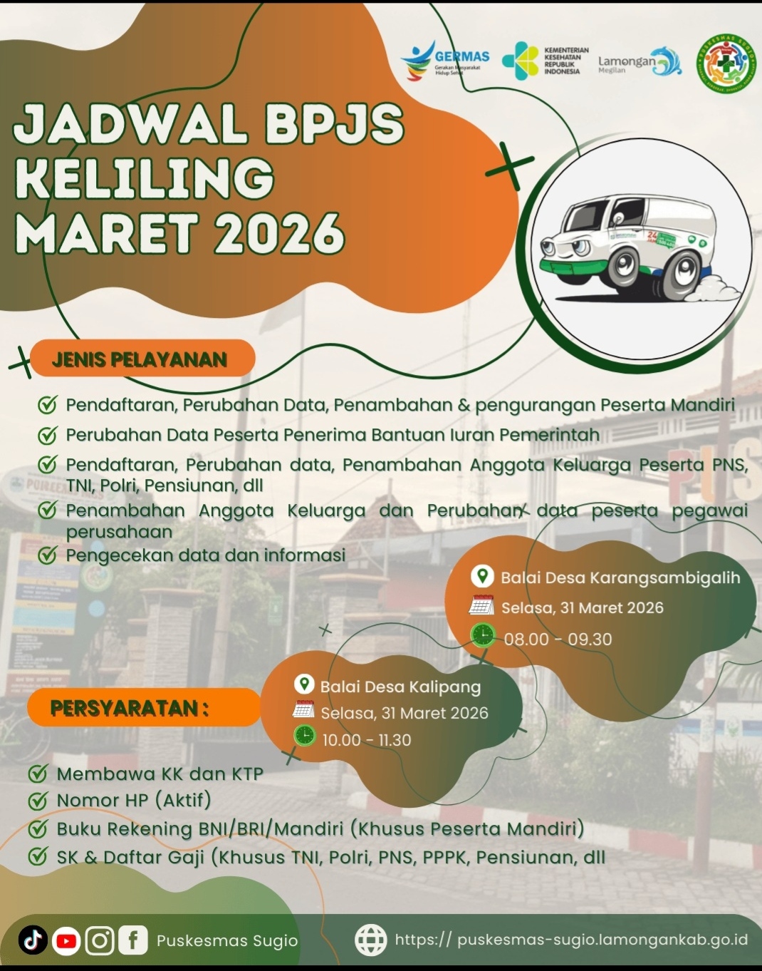 Foto: Layanan Keliling BPJS Bulan Maret 2026