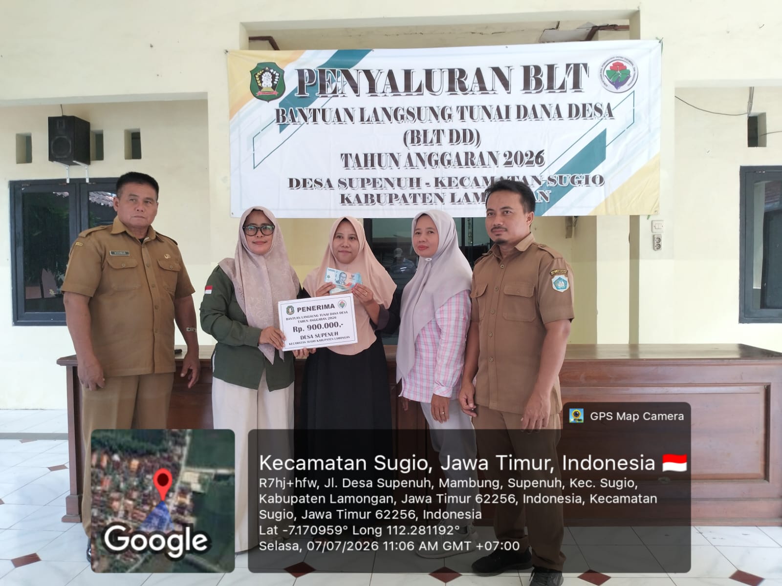 Foto: Penyaluran BLT Dana Desa Tribulan II TA 2026 Desa Supenuh