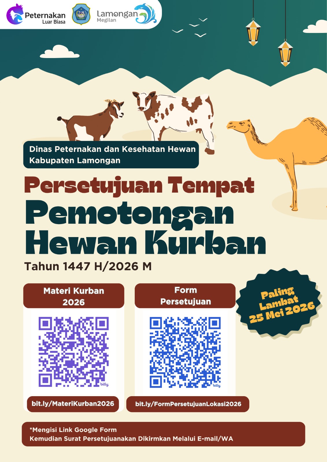 Foto: Ayo Segera Daftarkan Tempat Penyembelihan Kurban