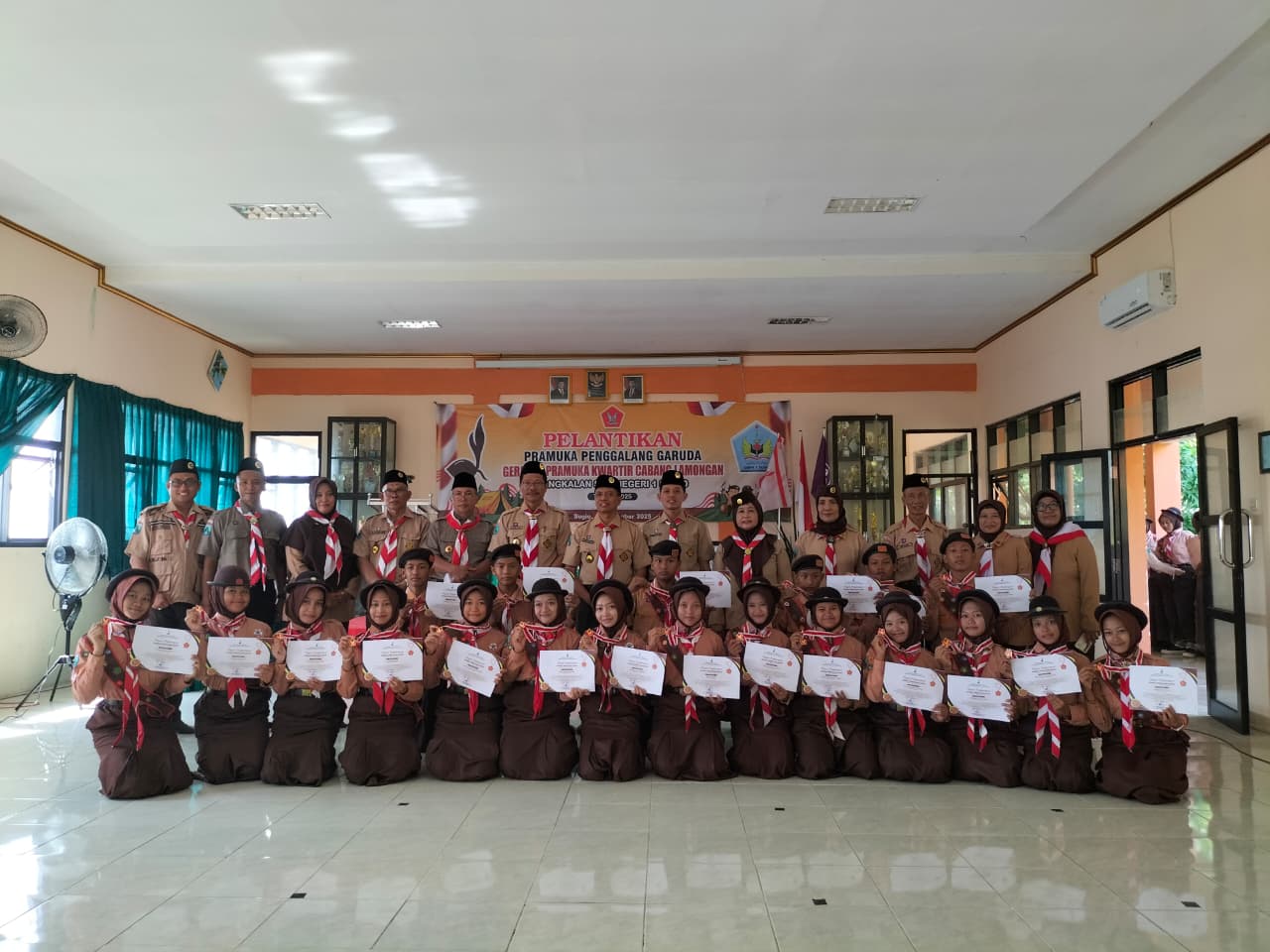 Foto: Pelantikan Pramuka Penggalang Garuda