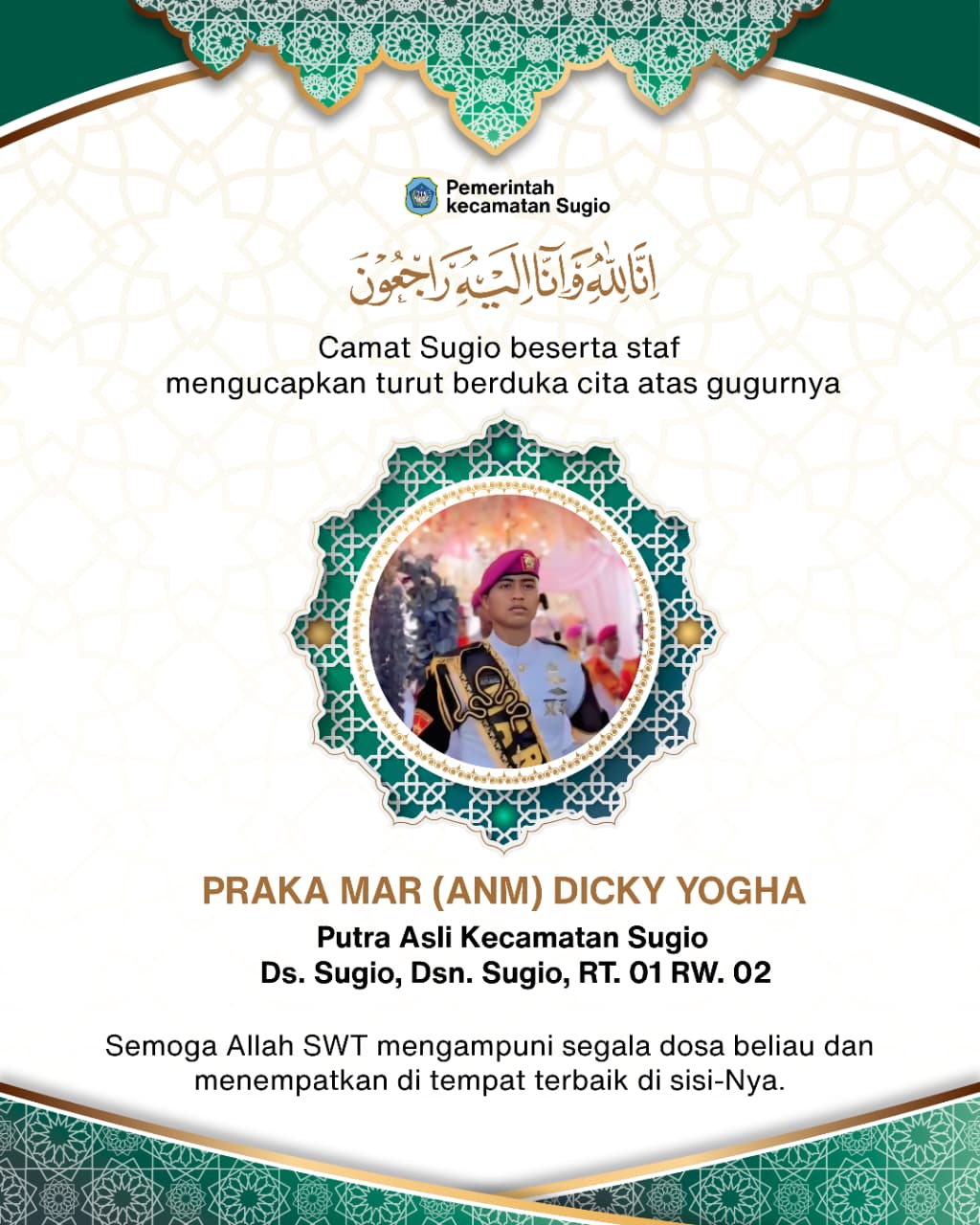 Foto: Turut Berduka Cita