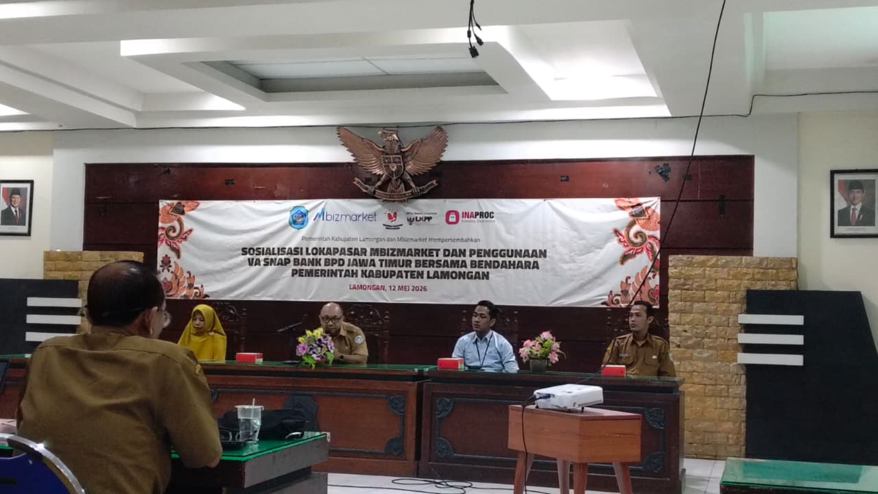 Foto: Sosialisasi Lokapasar Mbizmarket dan Penggunaan VA Snap Bank BPD Jawa Timur