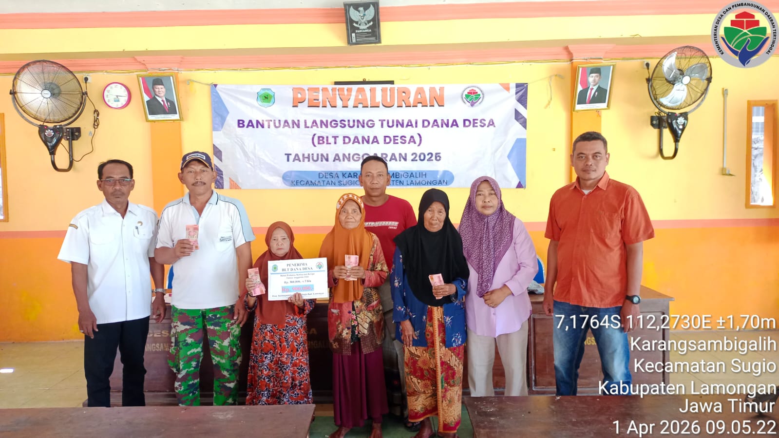 Foto: Penyaluran BLT Dana Desa Tribulan I Tahun 2026 Desa Karangsambigalih