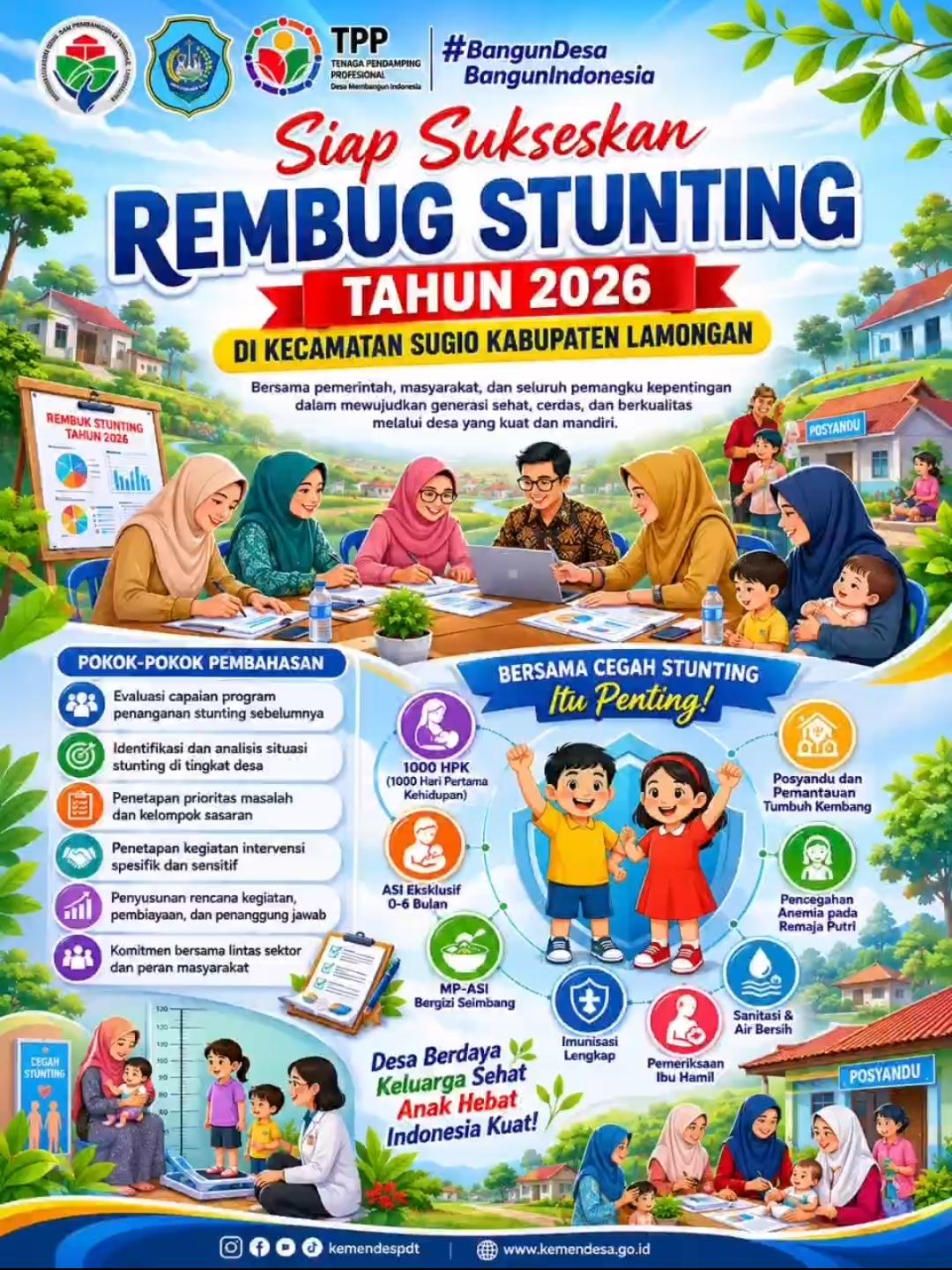 Foto: Sukseskan Rembug Stunting Tingkat Desa