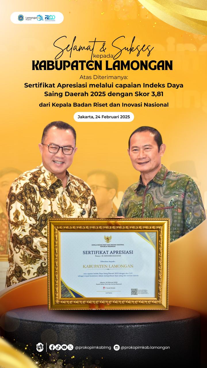 Foto: Lamongan Terus Mencatatkan Prestasi