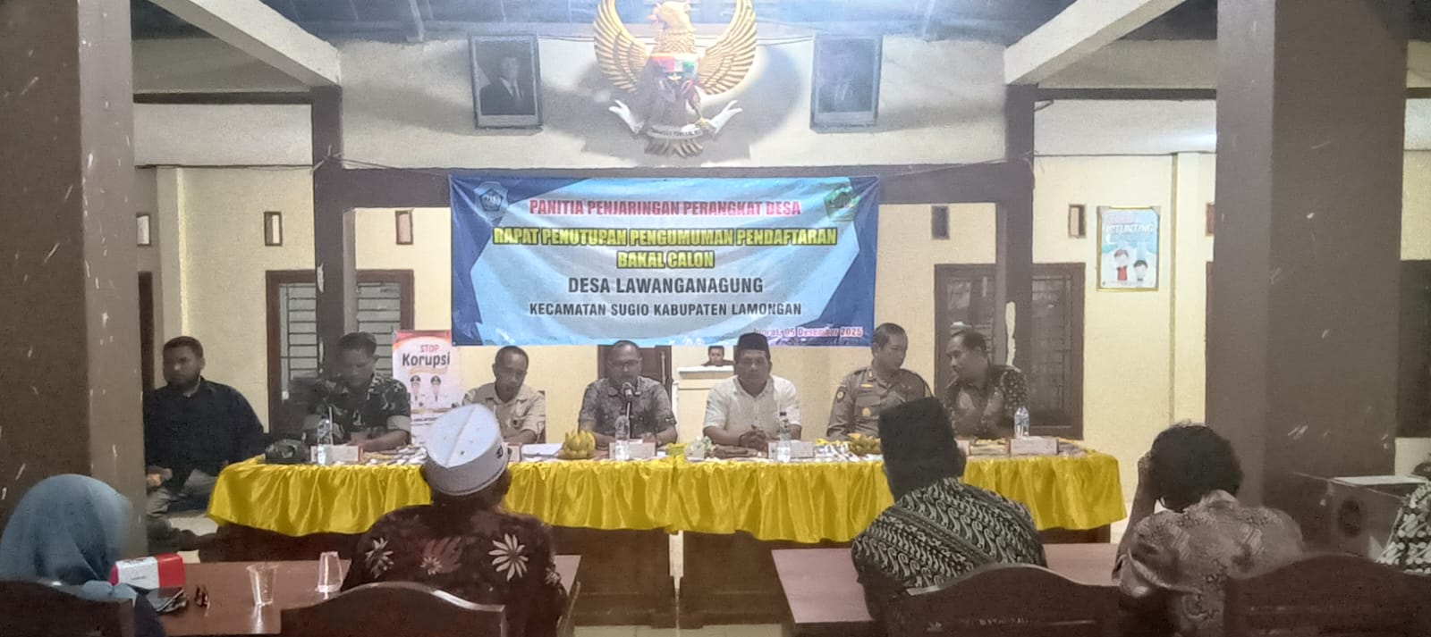 Foto: Penutupan Pengumuman Pendaftaran Bakal Calon Perangkat Desa Lawanganagung