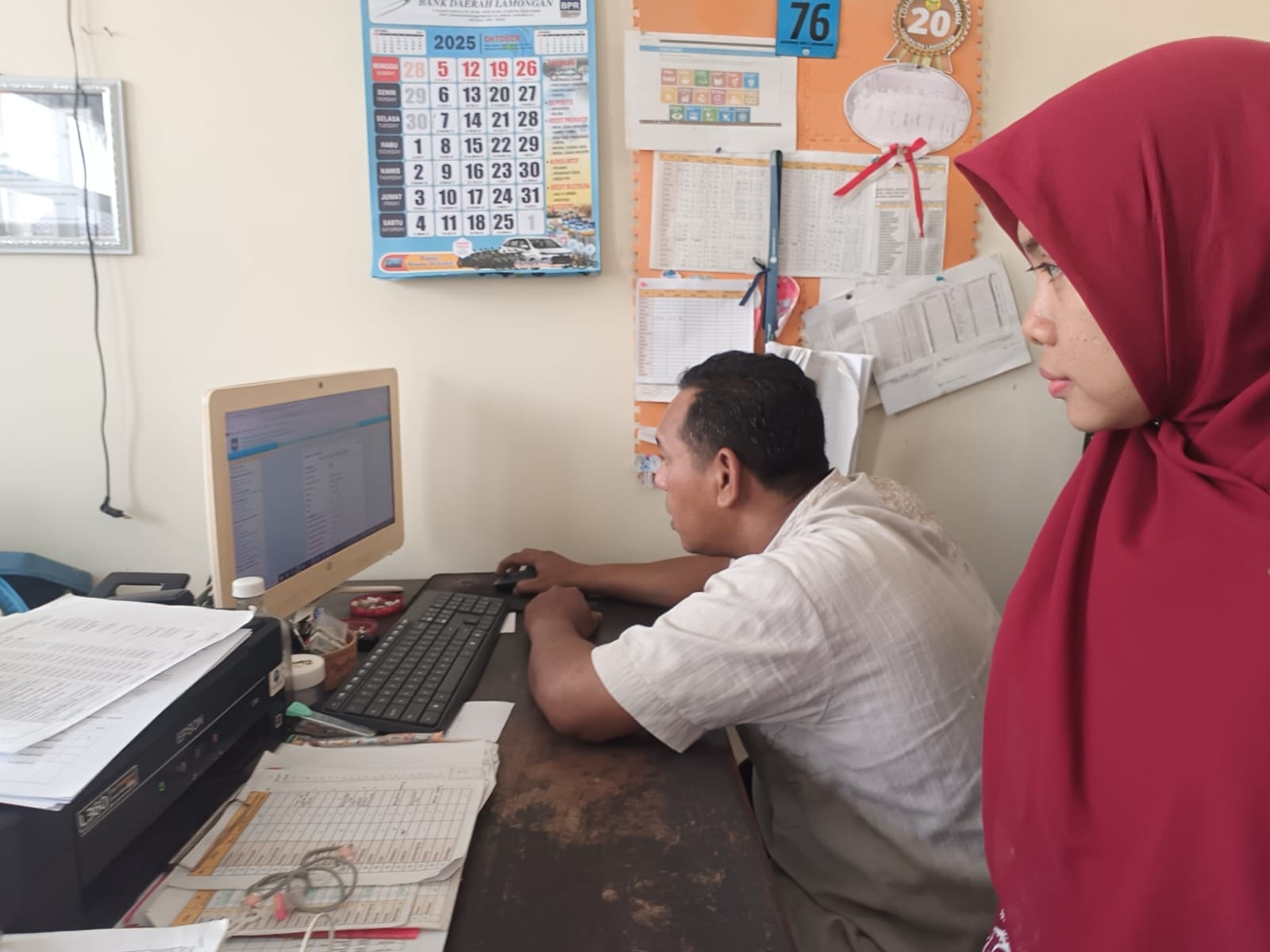 Foto: Pendampingan Pengisian Profil Desa