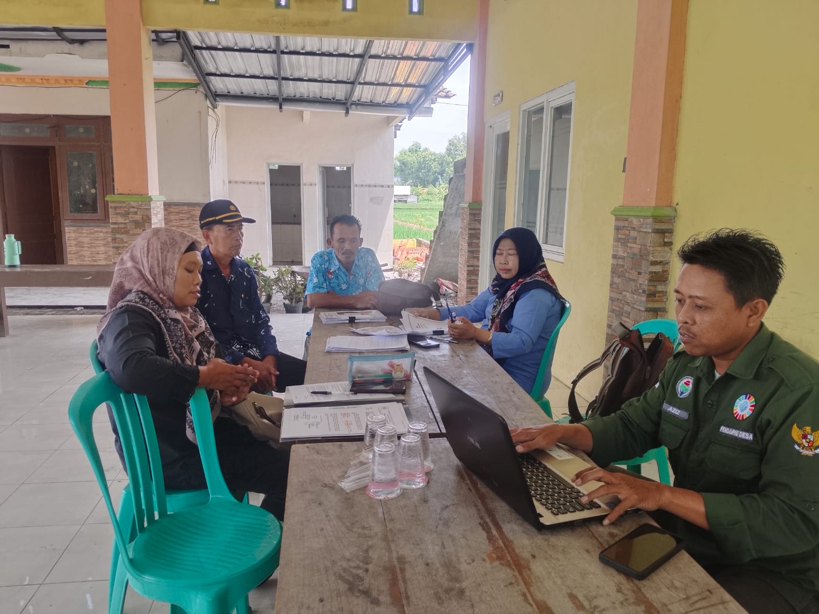 Foto: Monitoring dan Evaluasi Pelaksanaan Dana Desa dan BKKPD Desa Kalitengah