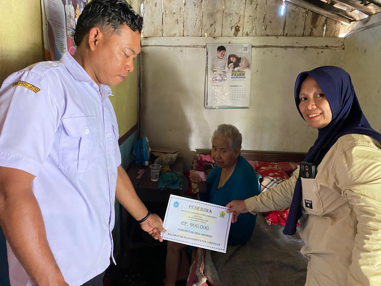 Foto: Penyaluran BLT-DD Tribulan I Desa Sidorejo