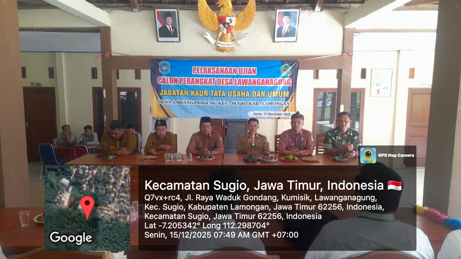Foto: Pelaksanaan Ujian Perangkat Desa Lawanganagung
