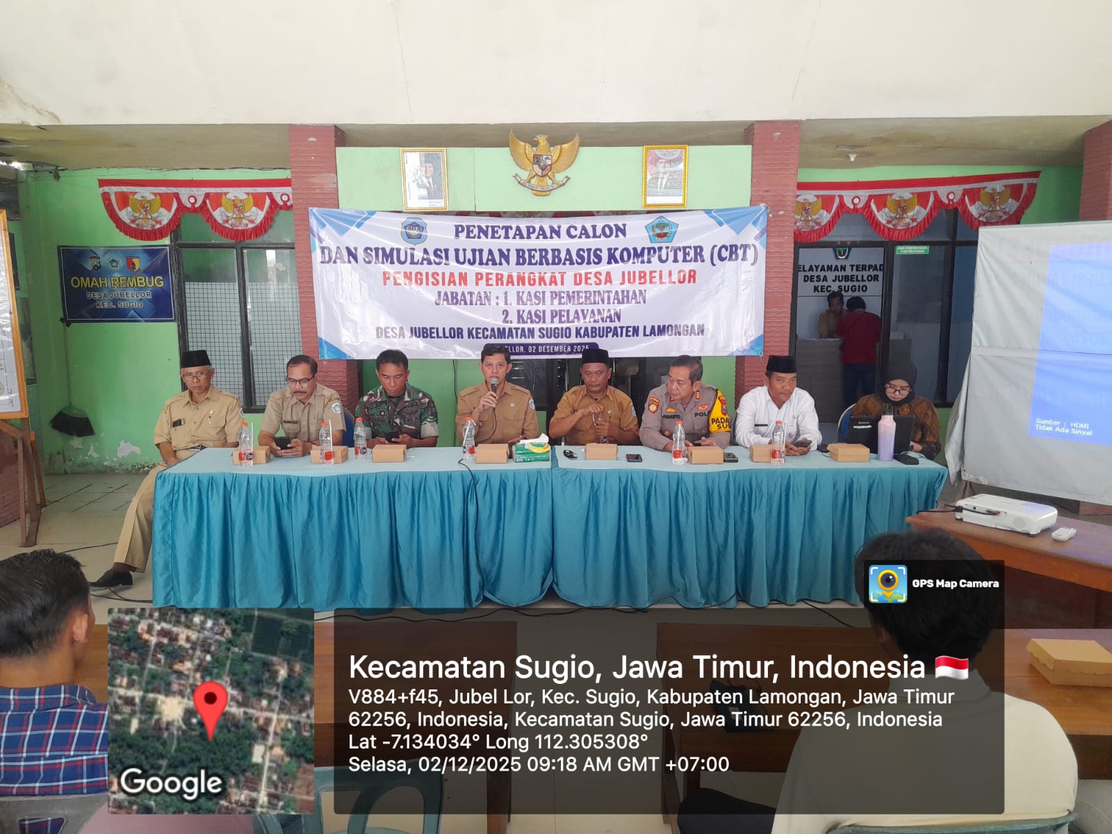 Foto: Penetapan Calon dan Simulasi Ujian Berbasis Komputer Pengisian Perangkat Desa Jubellor